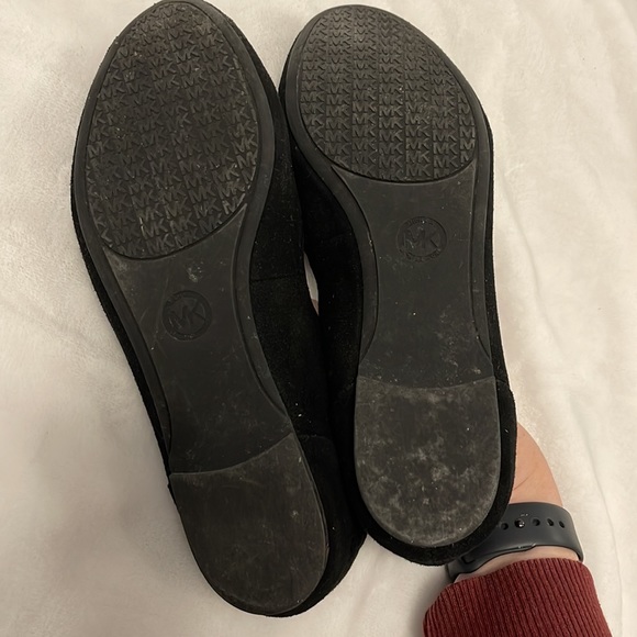 Michael Kors Suede Flats W/ Fur Pompoms - Picture 4 of 5